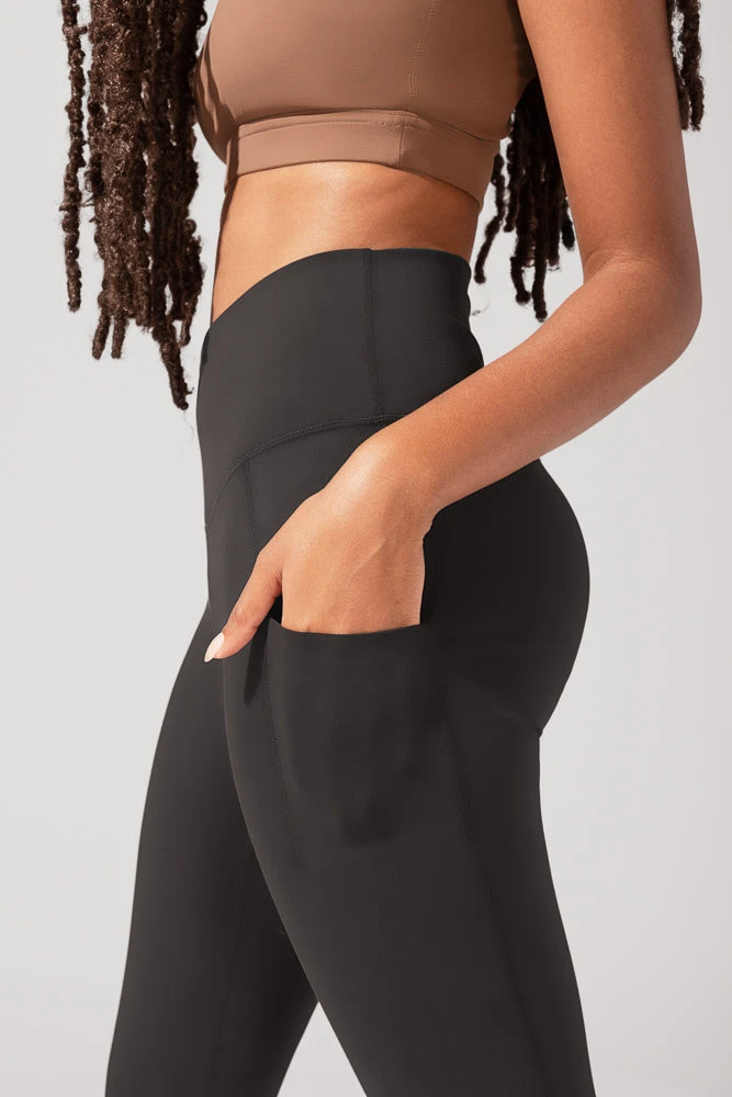 Crisscross Hourglass® Bell Bottom With Pockets - Black 9 Crisscross Hourglass® Bell Bottom With Pockets - Black - Image 9