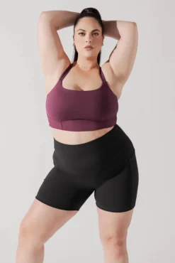 Daphne Corset Crop Top - Plum -Popflex Store OntheGoCorsetCrop Plum 1047 0006 Edit