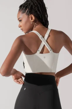 Daphne Corset Crop Top - Light Sand -Popflex Store OntheGoCorsetCrop lightsand 1047 0021 Edit