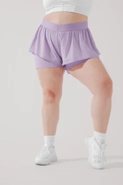 On The Run Ruffle Short - Orchid Bloom -Popflex Store OntheRunRuffleShort OrchidBloom 4017 2528 Edit 97bbe768 d9fc 462f 8718 9fc9e7fde3f1