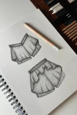 On The Run Ruffle Short - Orchid Bloom -Popflex Store OntheRunRuffleShortSketchPopflex f586be05 046b 4593 9fa9 29abc9757046