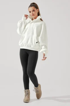 Ooey Gooey Half Zip Sweater - Almond Milk 20 Ooey Gooey Half Zip Sweater - Almond Milk -Popflex Store OoeyGooeyHalfZip AlmondMilk E1016 2733 Edit