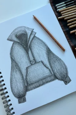 Ooey Gooey Half Zip Sweater - Almond Milk 13 Ooey Gooey Half Zip Sweater - Almond Milk -Popflex Store OoeyGooeyHalfZipSketchPopflex