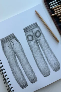 Ooey Gooey Jogger - Ballet Slipper -Popflex Store OoeyGooeyJoggerSketchPopflex