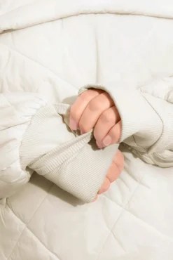 Pillow Packable Puffer Jacket - Coconut Cream -Popflex Store PF M6A9721