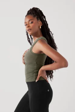 Peekaboo Crew Tank - Ivy -Popflex Store PeekabooCrewTank Ivy B1024 0351 Edit 3d3373a0 7273 4ce8 977c 1f110be5a94f