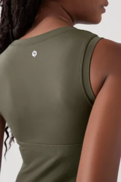 Peekaboo Crew Tank - Ivy -Popflex Store PeekabooCrewTank Ivy B1024 0362 Edit d25aed78 2474 4f07 8cf3 cf10d61d4174