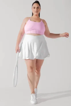 Plié Corset Crop Bralette - Bubblegum -Popflex Store PileCorsetCropTop Bubblegum 1049 0011 Edit 1