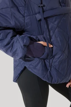 Pillow Packable Puffer Jacket - Peacoat Navy -Popflex Store Pillow Packable Puffer Jacket Peacoat Navy E1006 2519