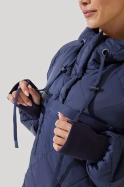 Pillow Packable Puffer Jacket - Peacoat Navy -Popflex Store Pillow Packable Puffer Jacket Peacoat Navy E1006 2529