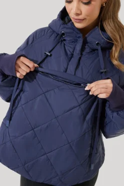 Pillow Packable Puffer Jacket - Peacoat Navy -Popflex Store Pillow Packable Puffer Jacket Peacoat Navy E1006 2540