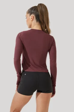 Refine Long Sleeve Top - Rose Clay -Popflex Store Refine Long Sleeve Top Desert Clay B1013 0915