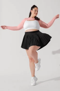 Relevé Ribbed Shrug - Powder Pink -Popflex Store ReleveRibbedShrug PowderPink 2026 3009 Edit 1