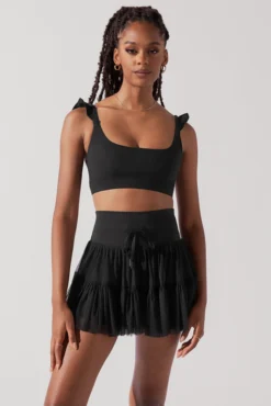 Romance Ruffle Bra - Black -Popflex Store RomanceRuffleBra Black A1012 0854 Edit