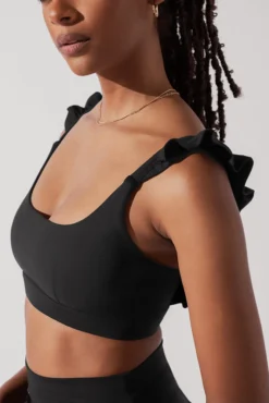 Romance Ruffle Bra - Black -Popflex Store RomanceRuffleBra Black A1012 0873 Edit