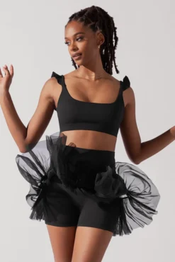 Romance Ruffle Bra - Black -Popflex Store RomanceRuffleBra Black A1012 0901 Edit