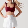 Romance Ruffle Bra - Crimson