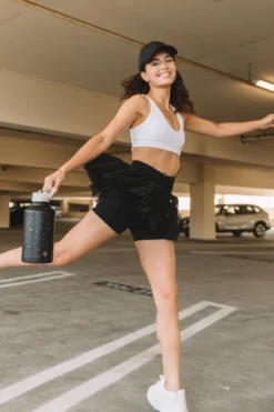 Pirouette Tiered Skort - Black -Popflex Store SM 1312