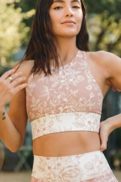 Harmony High Neck Bra - Tan Rose -Popflex Store SM 1812