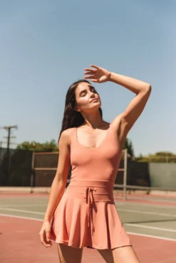 Twirl Dress - Coral -Popflex Store SM 2760 Edit