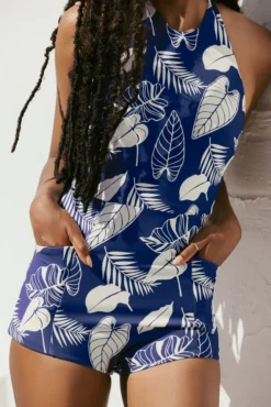 Romper One Piece - Blue Palm 13 Romper One Piece - Blue Palm -Popflex Store Samara10 44800 Edit 2295aac0 7974 4c93 857a eab54ec847e6