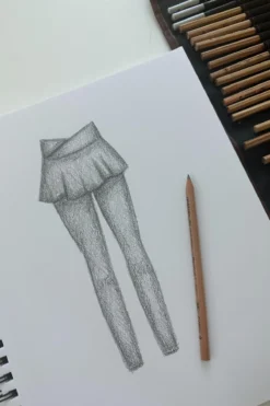 Crisscross Hourglass® Sklegging - Black -Popflex Store Skleggingsketchpopflex 1