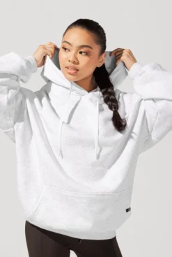 Long Cloud Hoodie - Light Heather Grey -Popflex Store SophiaOutfit10 38908 Edit 08d2fb35 85f5 434c 942c 644f74b7b299