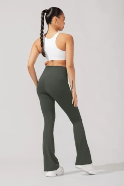 Crisscross Hourglass® Flared Leggings With Pockets - Forestwood -Popflex Store SophiaOutfit7 38284 Edit