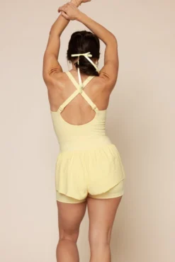 Supershort™ Runsie - Buttercream -Popflex Store Supershort Runsie FrenchButtercream 6042 02204 Edit