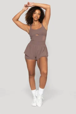 Supershort™ Runsie - Peppercorn