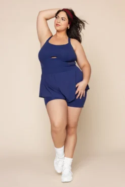 Supershort™ Runsie - Sapphire -Popflex Store SupershortRunsie Sapphire 6042 03666 Edit