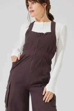 Take A Hike Overalls - Pecan -Popflex Store Take A Hike Overalls Pecan 5009 3432