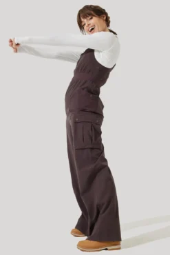 Take A Hike Overalls - Pecan -Popflex Store Take A Hike Overalls Pecan 5009 3455