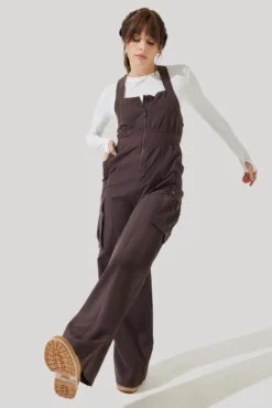 Take A Hike Overalls - Pecan -Popflex Store Take A Hike Overalls Pecan 5009 3498