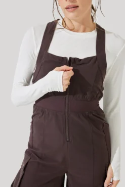 Take A Hike Overalls - Pecan -Popflex Store Take A Hike Overalls Pecan 5009 3558