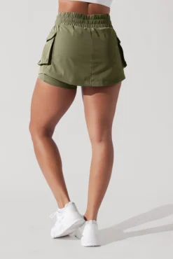 Hiking Superskort™ - Dark Olive 19 Hiking Superskort™ - Dark Olive -Popflex Store TakeAHikeSkort DarkOlive 8001 1652 Edit