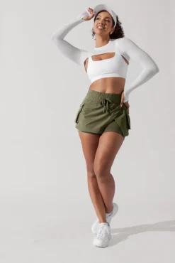 Hiking Superskort™ - Dark Olive 17 Hiking Superskort™ - Dark Olive -Popflex Store TakeAHikeSkort DarkOlive 8001 1776 Edit