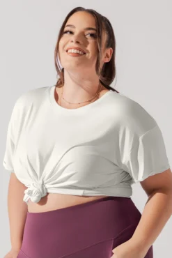 The Perfect Tee - White -Popflex Store ThePerfectTee Cream 2008 0265 Edit