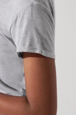 The Perfect Tee - Heather Grey -Popflex Store ThePerfectTee HeatherGrey 2008 0298 Edit