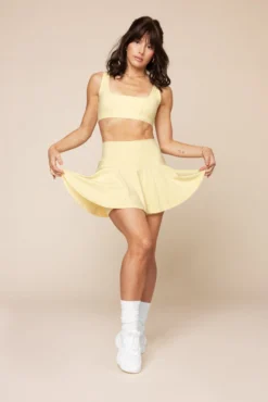 Twirl Skort - Buttercream -Popflex Store TwirlSkort Buttercream 3 Edit