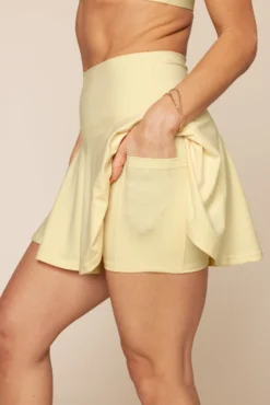Twirl Skort - Buttercream -Popflex Store TwirlSkort Buttercream 6 Edit