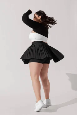 Ace ‘em Pleated Skort - Black 17 Ace ‘em Pleated Skort - Black -Popflex Store VensusSkort Black H1002 2261 Edit 1