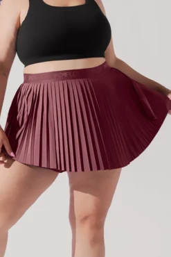Ace ‘em Pleated Skort - Desert Rose -Popflex Store VenusSkort DesertRose H1002 3224 Edit 1
