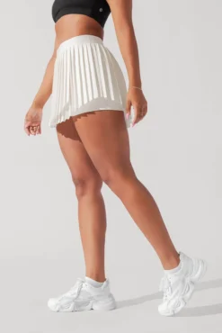 Ace ‘em Pleated Skort - Sugar -Popflex Store VenusSkort Sugar H1002 1108 Edit 1