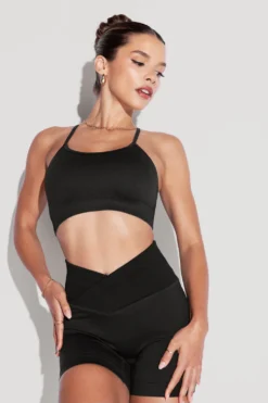 What's The Scoop Seamless Bra - Black 10 What's The Scoop Seamless Bra - Black -Popflex Store What stheScoopBra CCHGShorts Black 0254 Edit