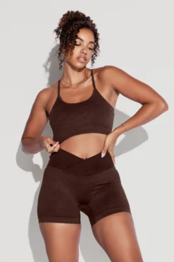 What's The Scoop Seamless Bra - French Roast