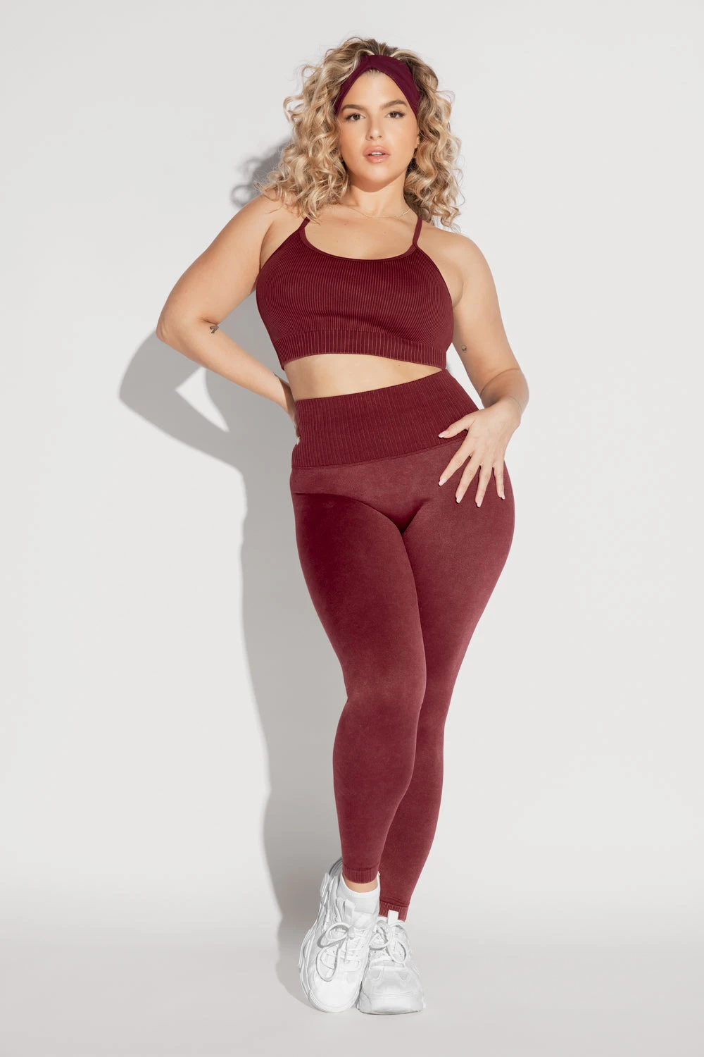 Supersculpt™ Seamless Leggings - Garnet 2 Supersculpt™ Seamless Leggings - Garnet - Image 2