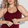 What's The Scoop Seamless Bra - Garnet