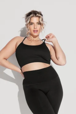 What's The Scoop Seamless Bra - Black 15 What's The Scoop Seamless Bra - Black -Popflex Store What stheScoopBra SSleggings Black 2676 Edit