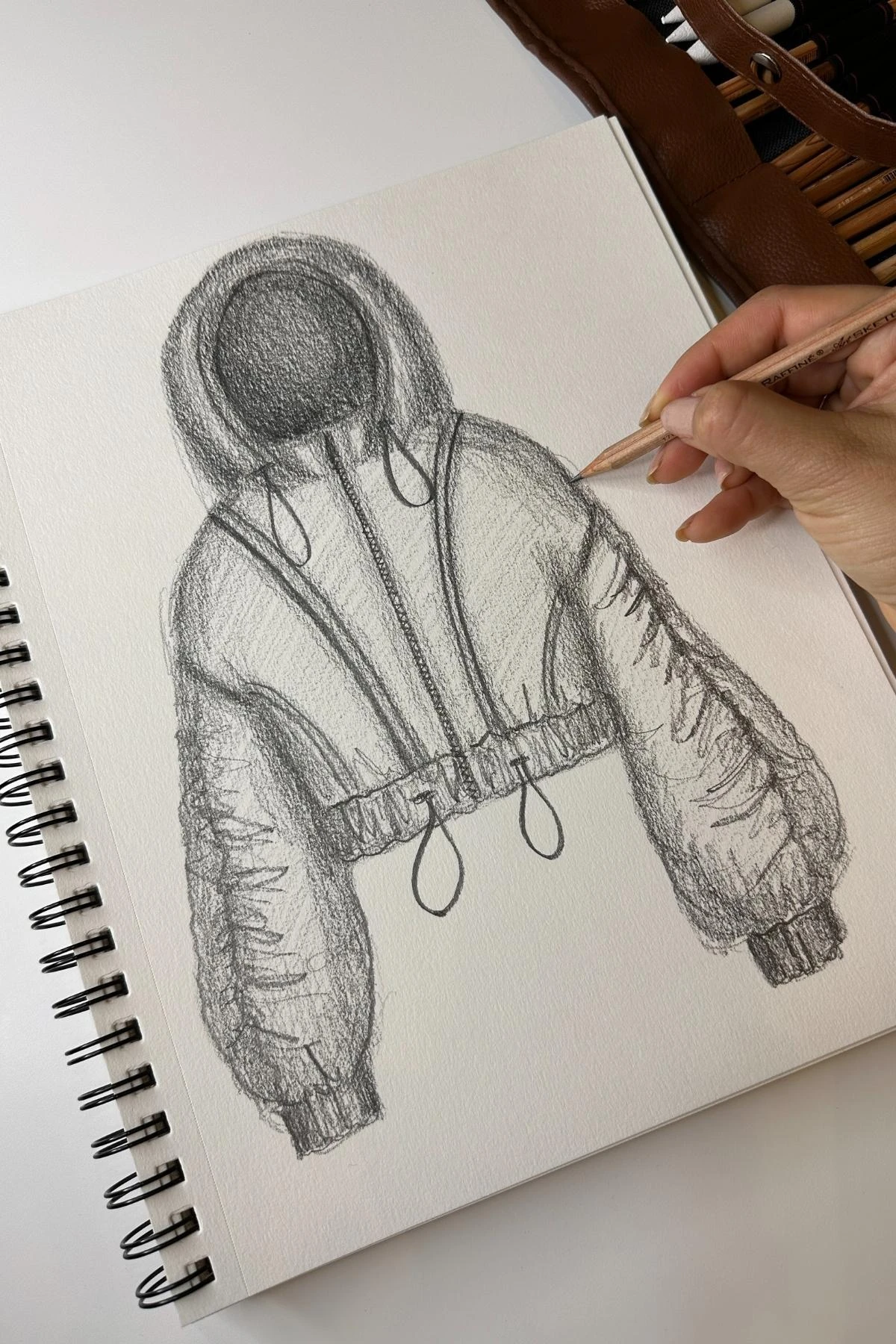 Whimsical Breeze Windbreaker - White 3 Whimsical Breeze Windbreaker - White - Image 3